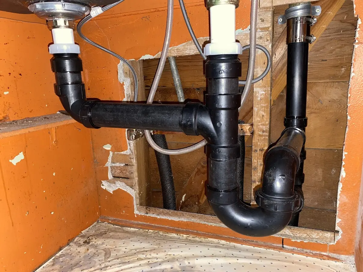 Professional Repiping Services equipment and tools on the job in Troutdale